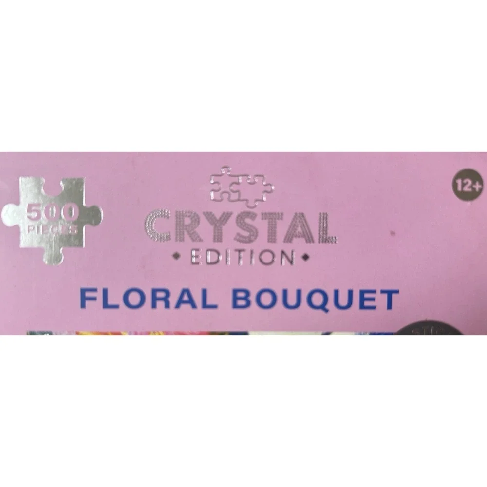 hinkler play Floral Bouquet Crystal Edition 500 Piece Jigsaw Puzzle 24